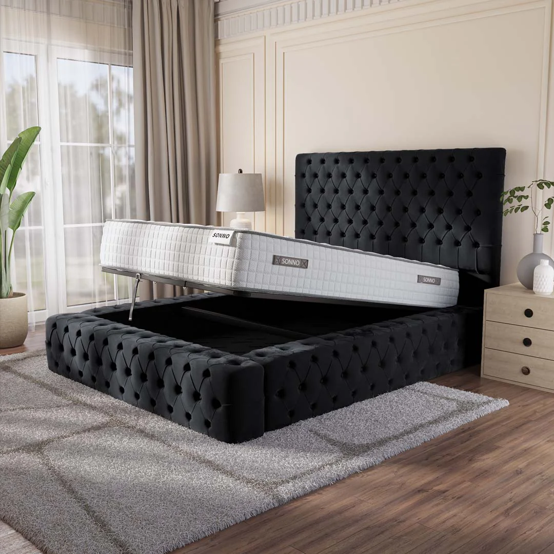 Ambassador Upholstered Ottoman Bed