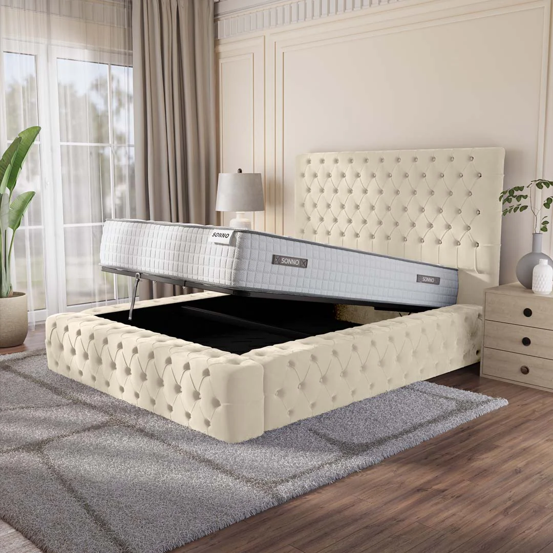 Ambassador Upholstered Ottoman Bed