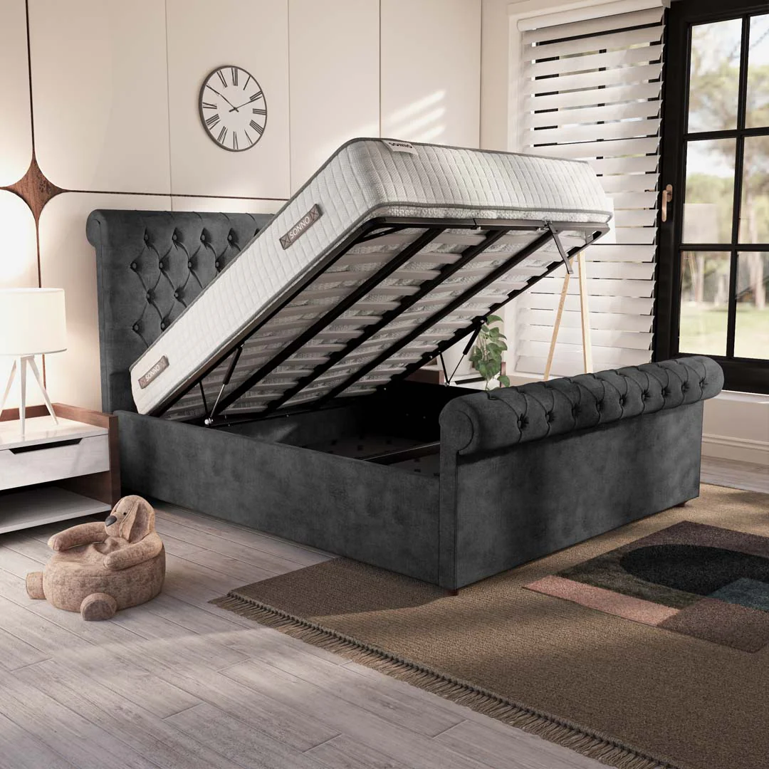 Berlin Upholstered Ottoman Bed - Image 2