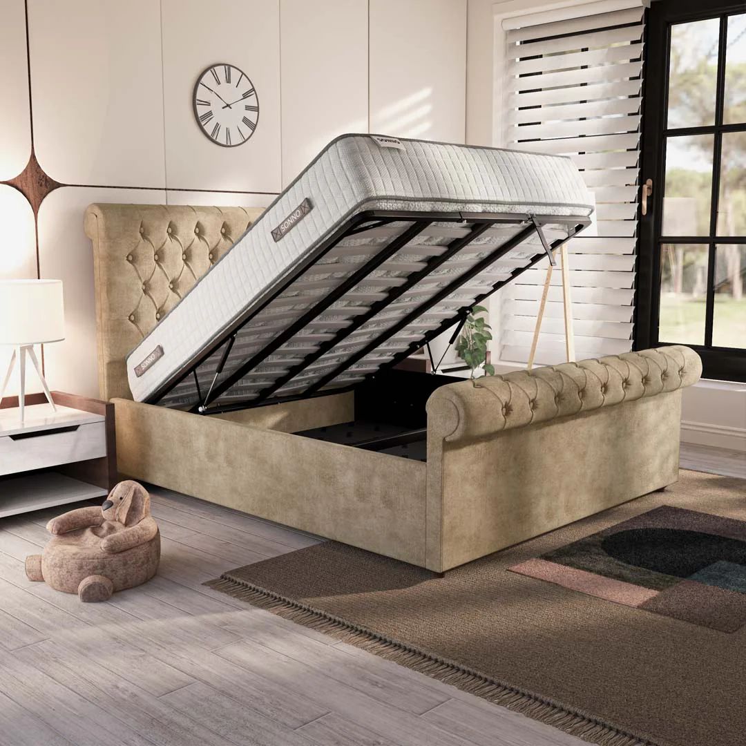 Berlin Upholstered Ottoman Bed - Image 2