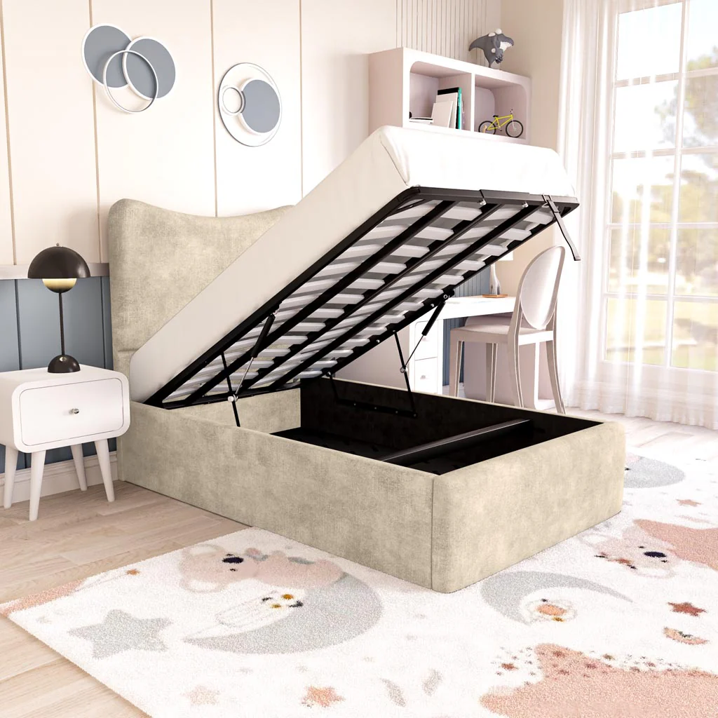 Cairo Kids Upholstered Ottoman Bed - Image 2