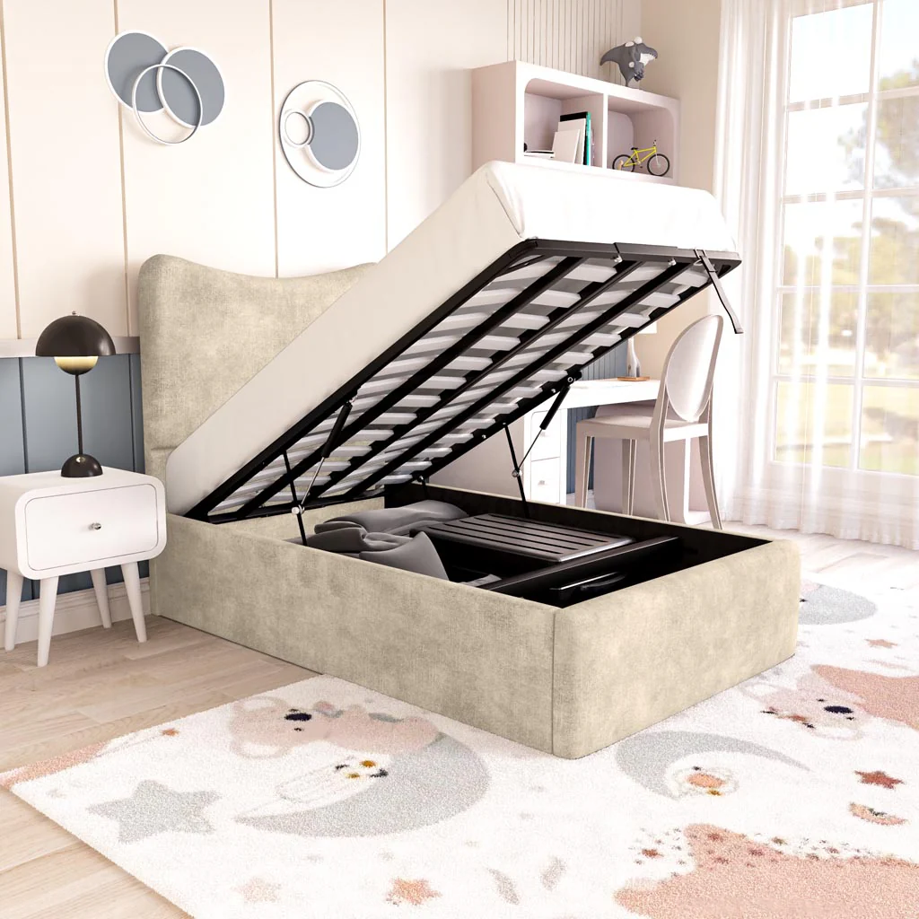 Cairo Kids Upholstered Ottoman Bed - Image 6