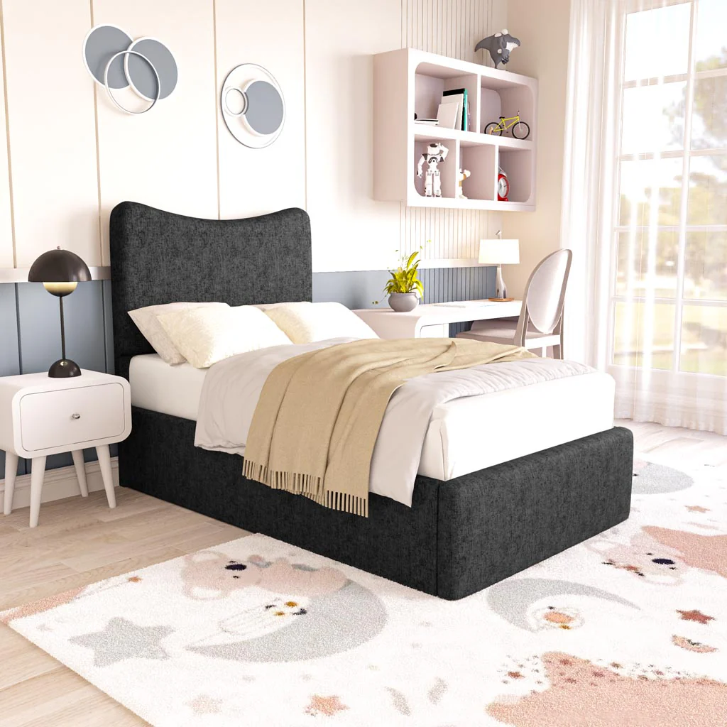 Cairo Kids Upholstered Ottoman Bed - Image 3