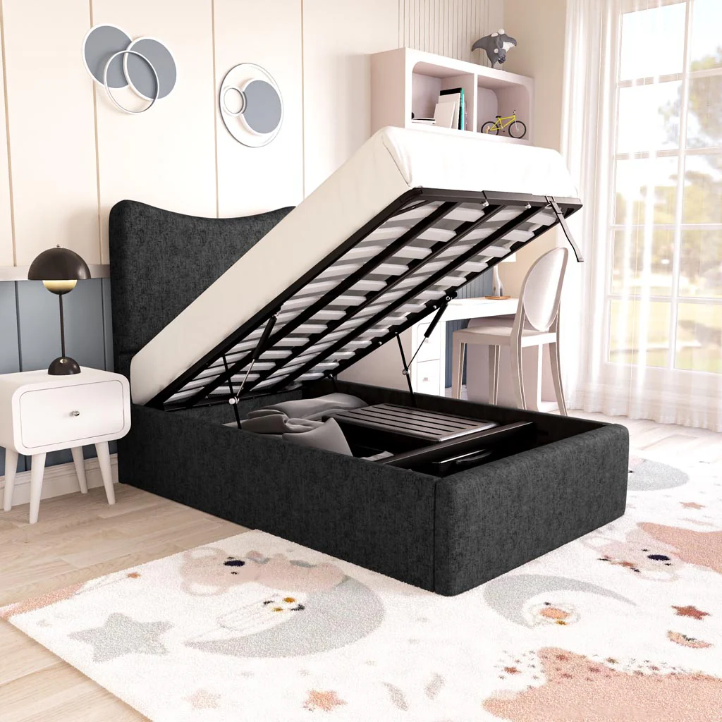 Cairo Kids Upholstered Ottoman Bed - Image 6