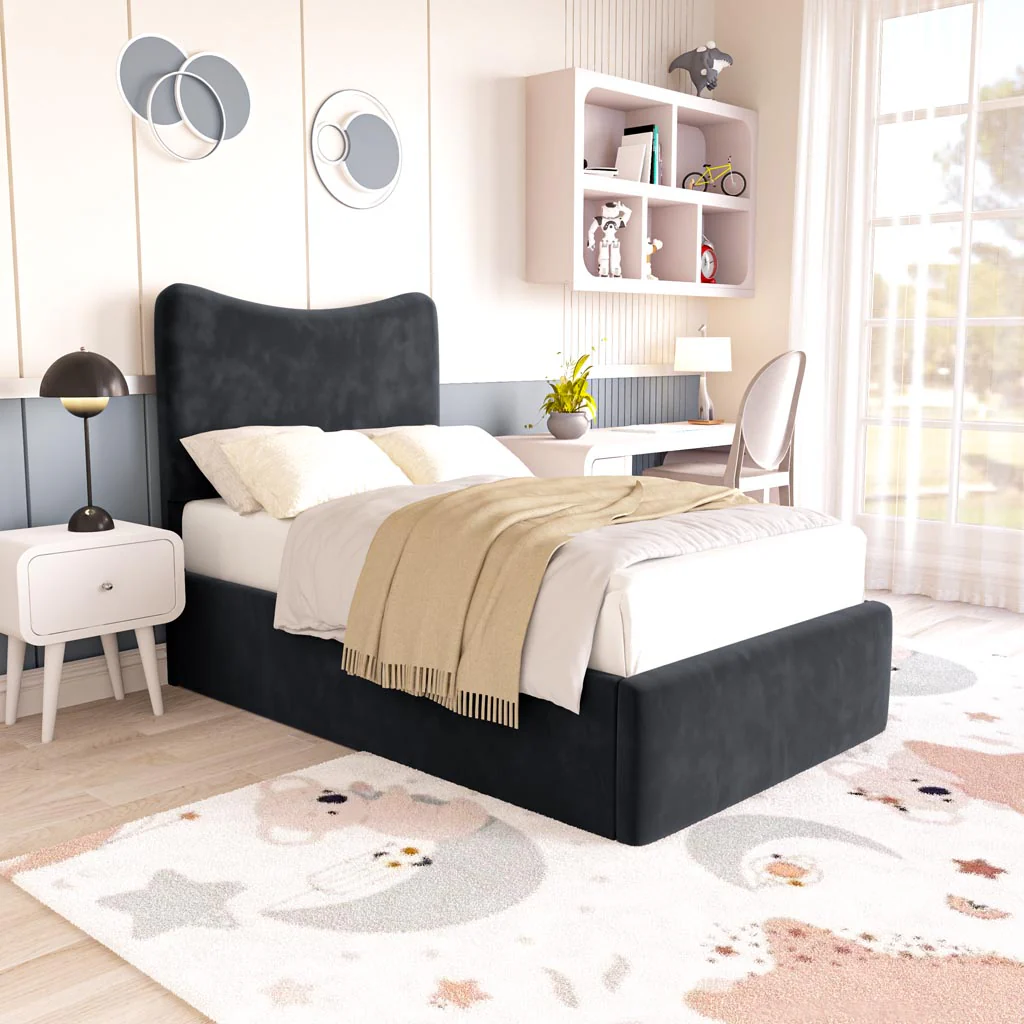 Cairo Kids Upholstered Ottoman Bed - Image 3