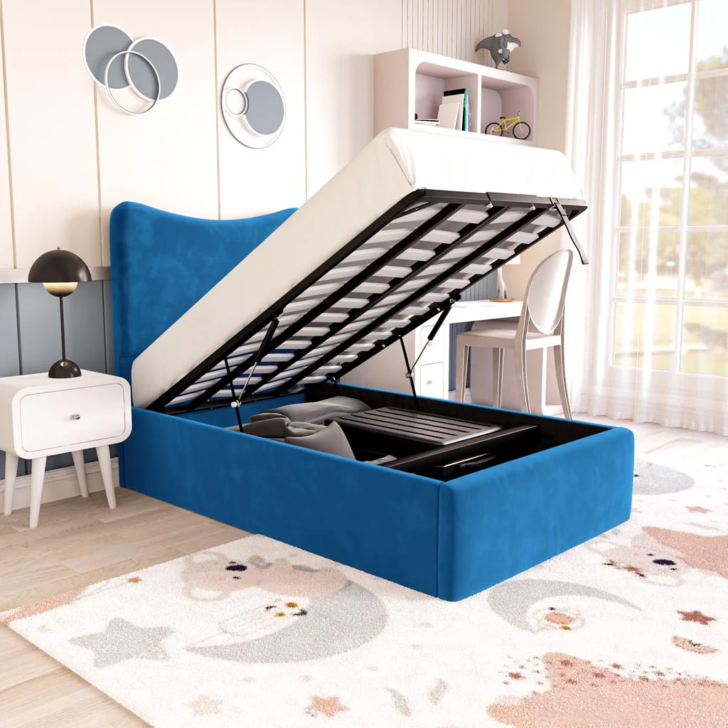 Cairo Kids Upholstered Ottoman Bed - Image 6
