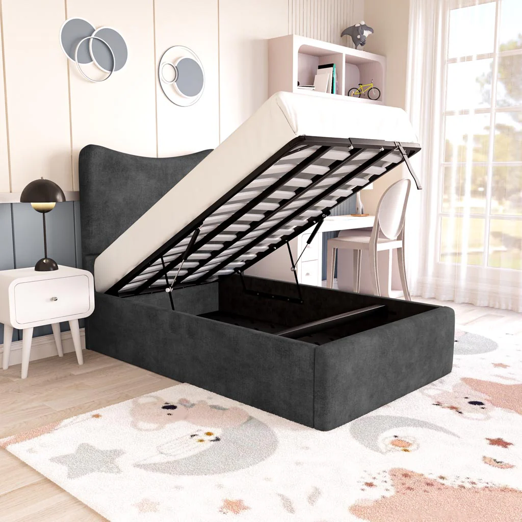 Cairo Kids Upholstered Ottoman Bed - Image 2
