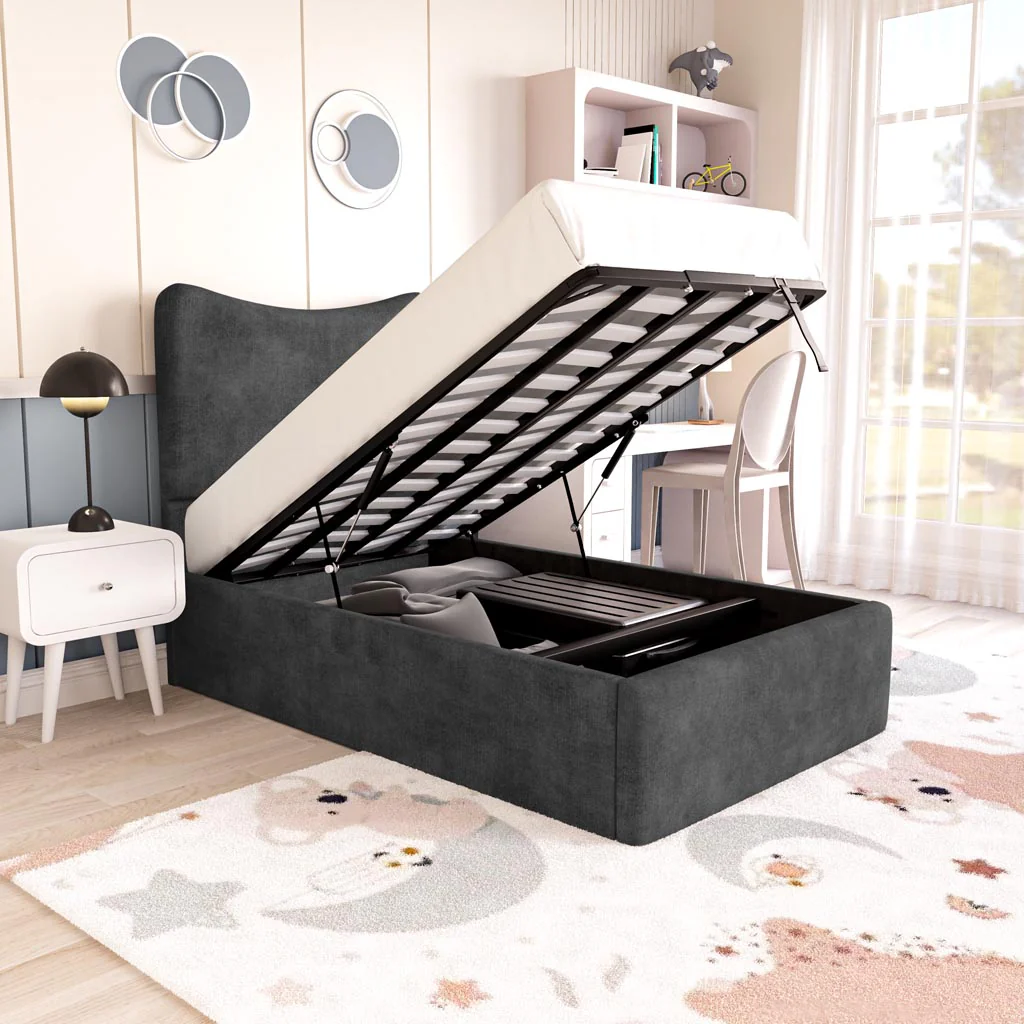 Cairo Kids Upholstered Ottoman Bed - Image 6