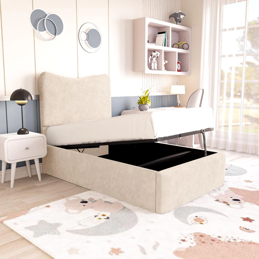 Cairo Kids Upholstered Ottoman Bed