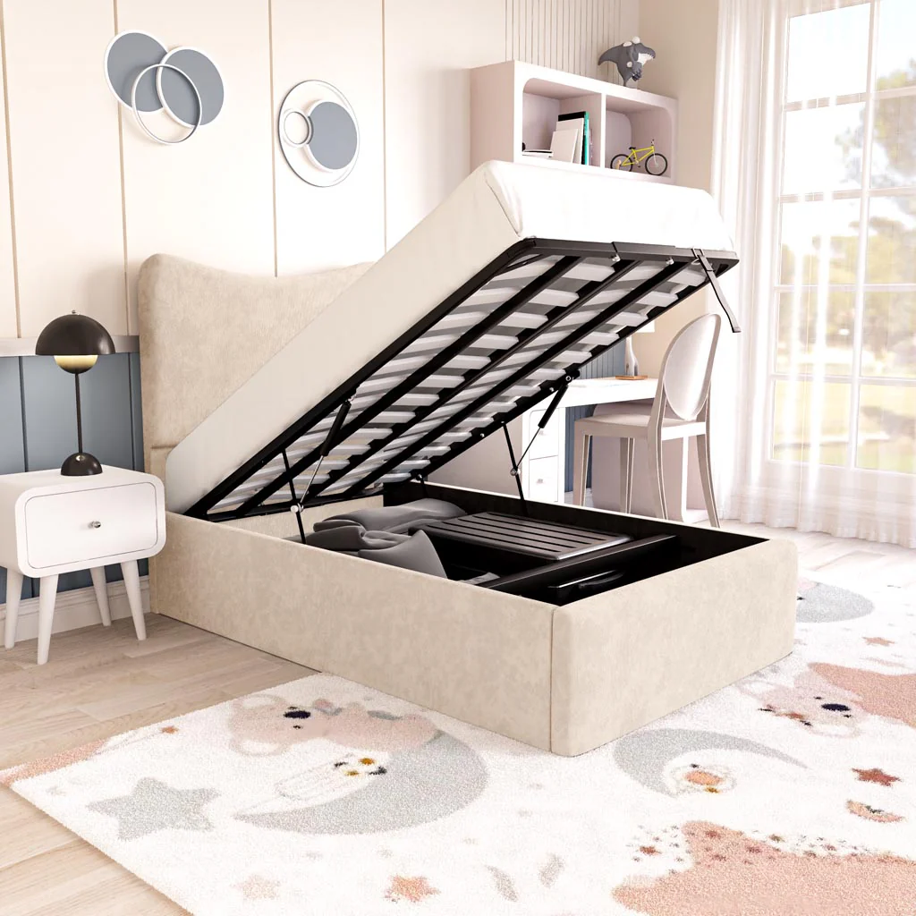 Cairo Kids Upholstered Ottoman Bed - Image 6