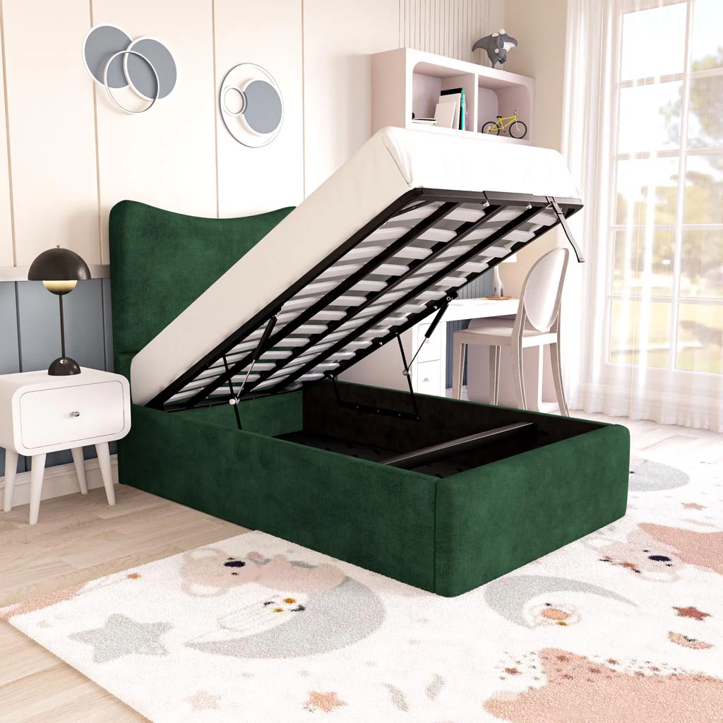 Cairo Kids Upholstered Ottoman Bed - Image 2
