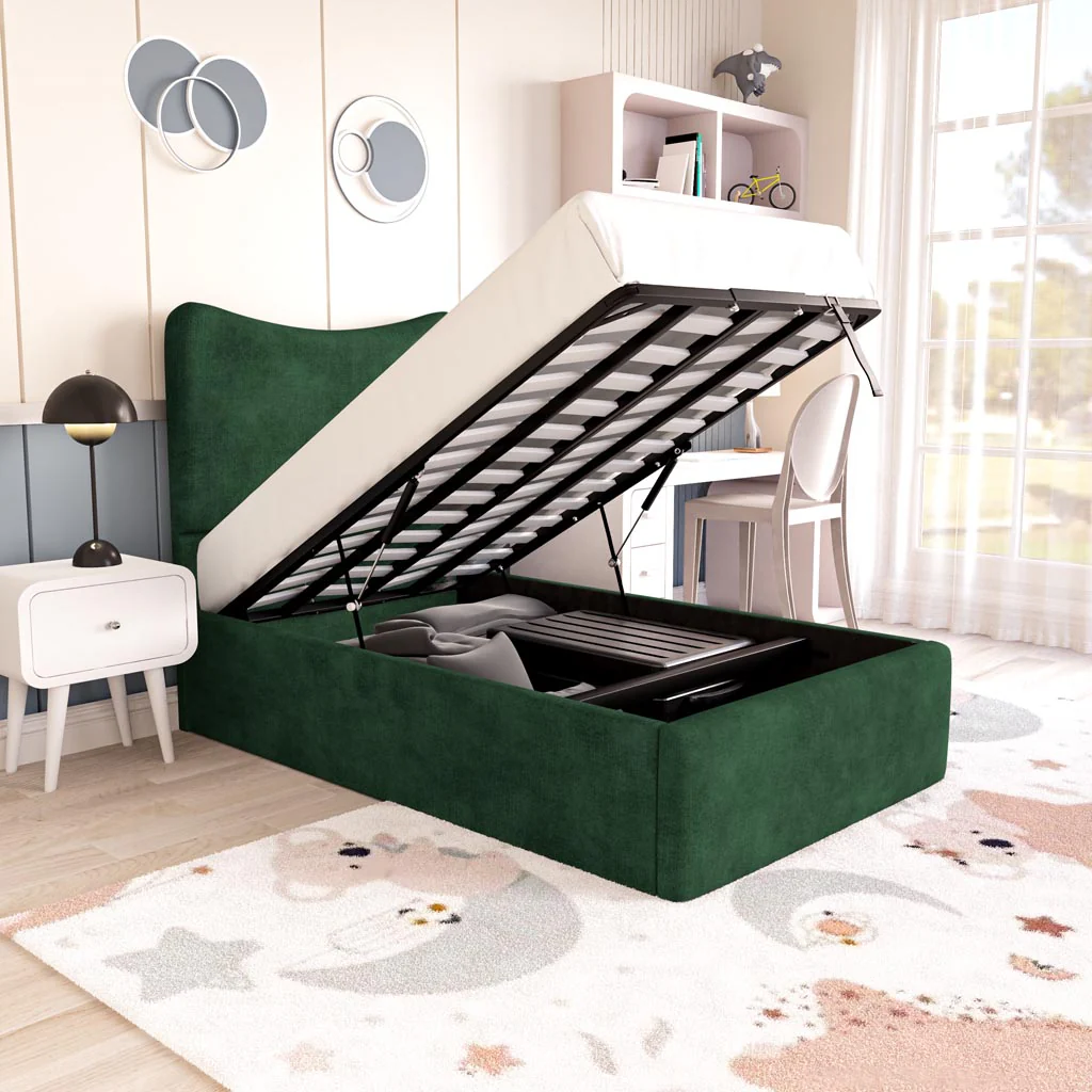 Cairo Kids Upholstered Ottoman Bed - Image 6