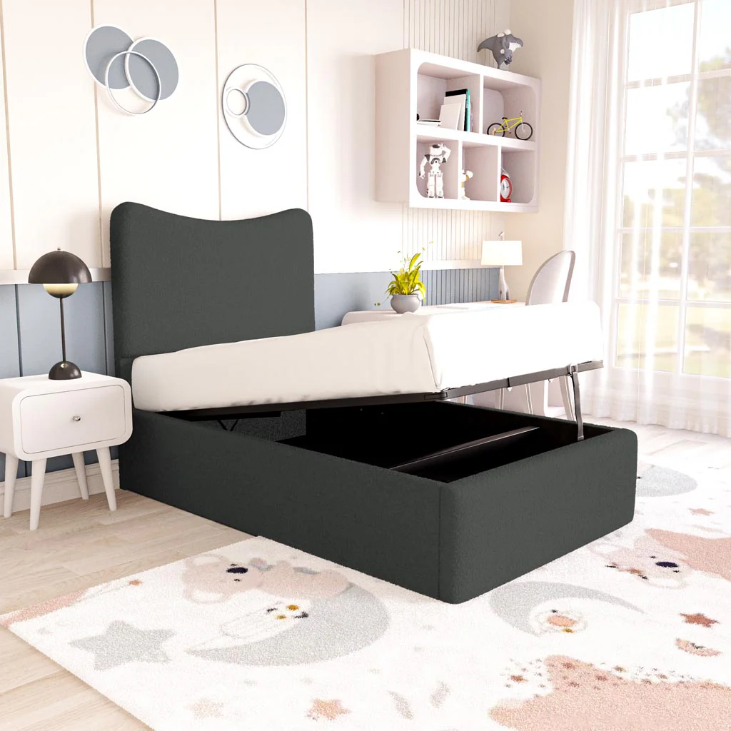 Cairo Kids Upholstered Ottoman Bed