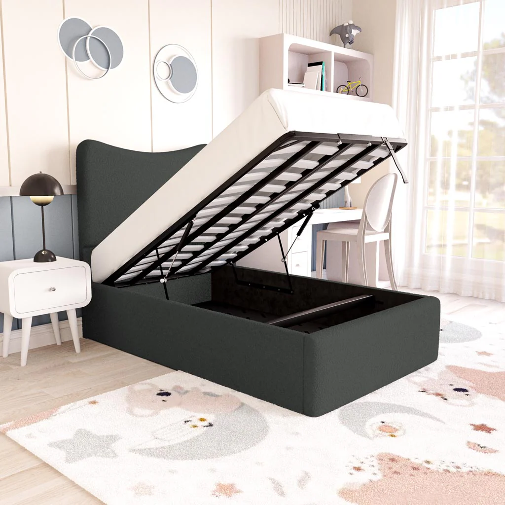 Cairo Kids Upholstered Ottoman Bed - Image 2