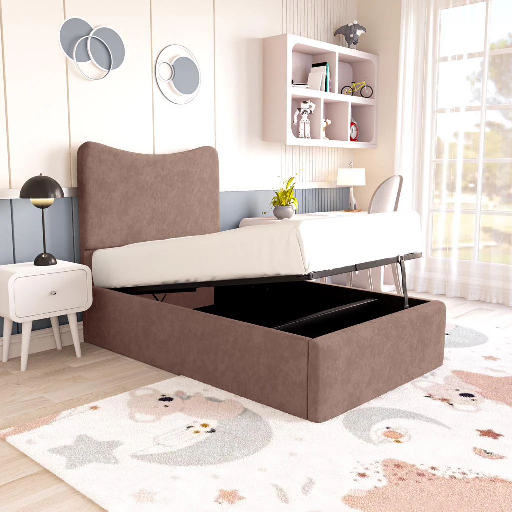 Cairo Kids Upholstered Ottoman Bed