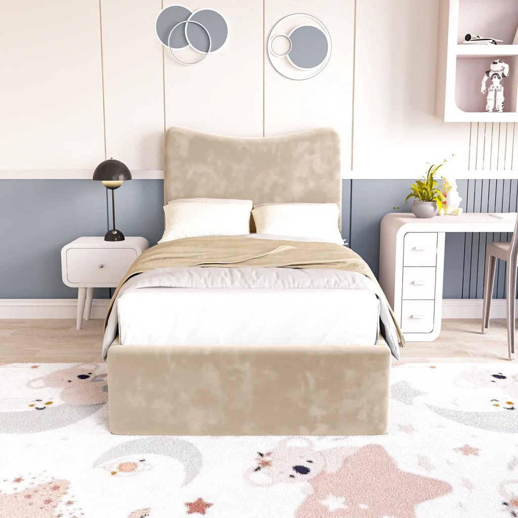 Cairo Kids Upholstered Ottoman Bed - Image 5
