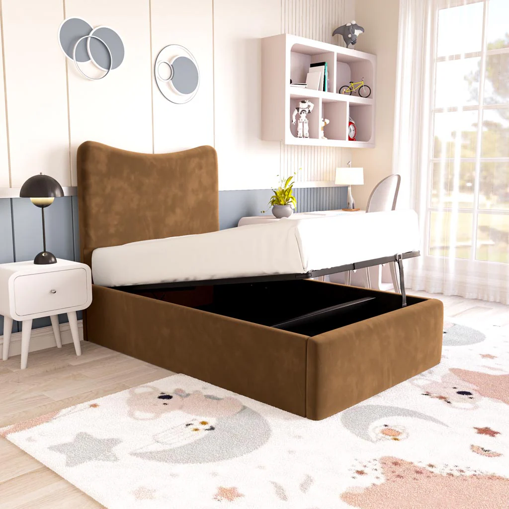 Cairo Kids Upholstered Ottoman Bed