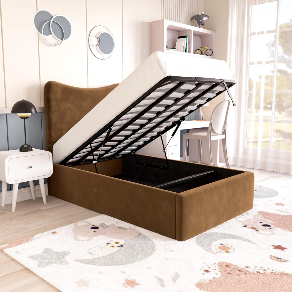 Cairo Kids Upholstered Ottoman Bed - Image 2