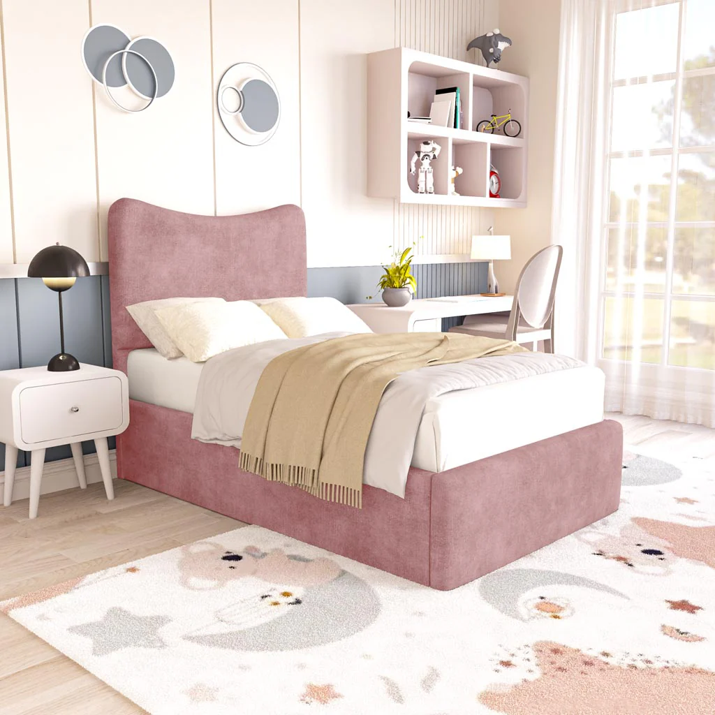 Cairo Kids Upholstered Ottoman Bed - Image 3