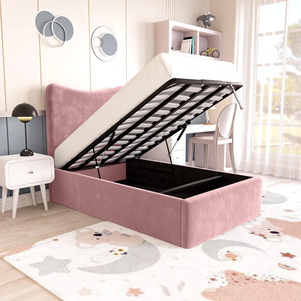 Cairo Kids Upholstered Ottoman Bed - Image 2