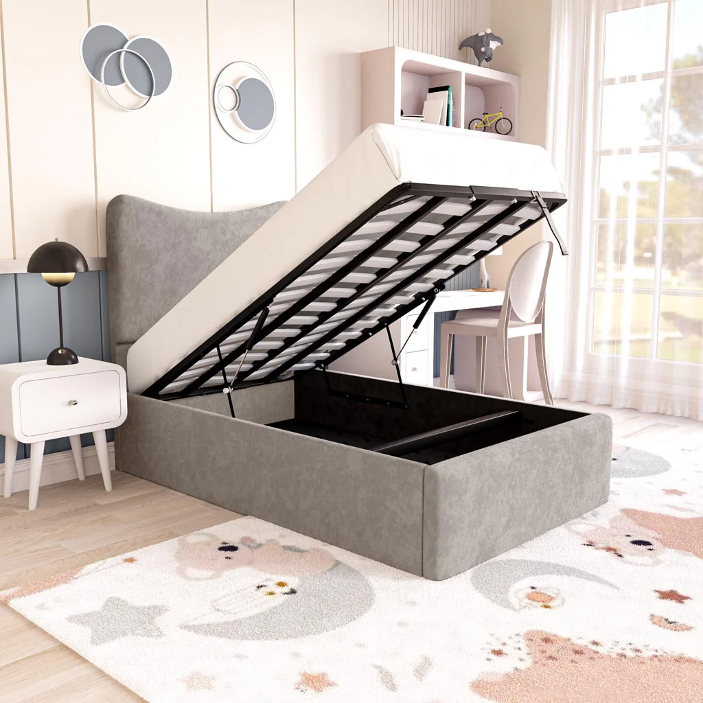 Cairo Kids Upholstered Ottoman Bed - Image 2