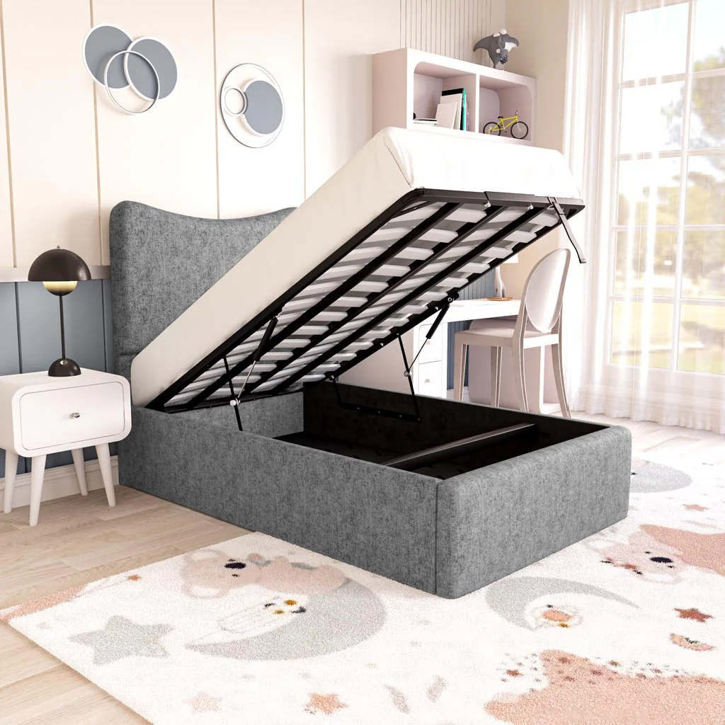 Cairo Kids Upholstered Ottoman Bed - Image 2