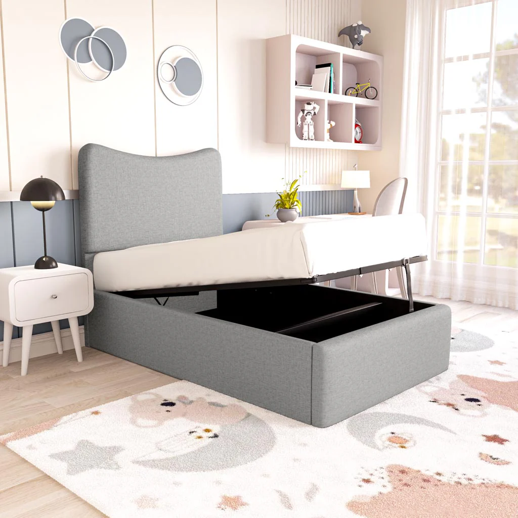 Cairo Kids Upholstered Ottoman Bed