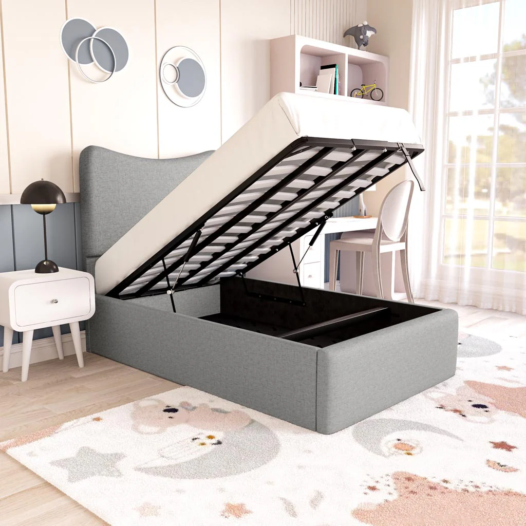 Cairo Kids Upholstered Ottoman Bed - Image 2