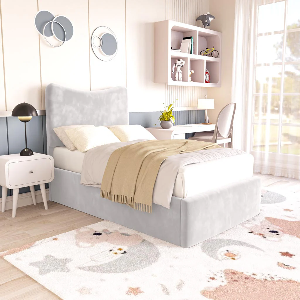 Cairo Kids Upholstered Ottoman Bed - Image 3