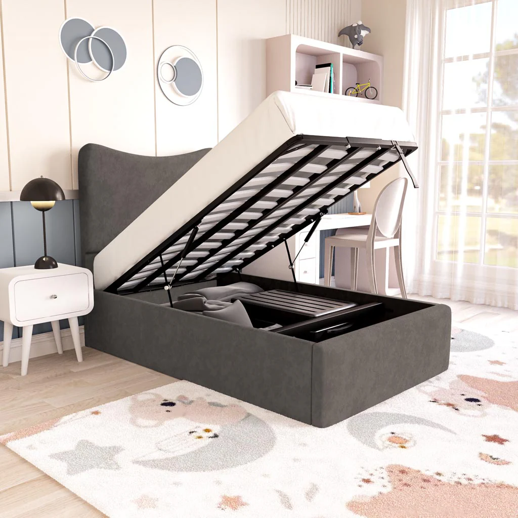 Cairo Kids Upholstered Ottoman Bed - Image 6