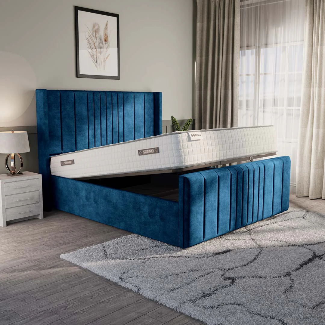 Cambridge Upholstered Ottoman Bed