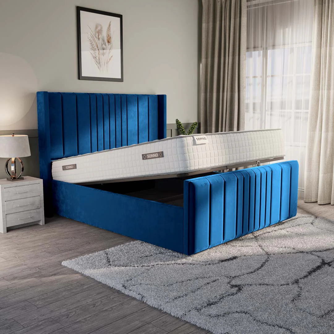 Cambridge Upholstered Ottoman Bed