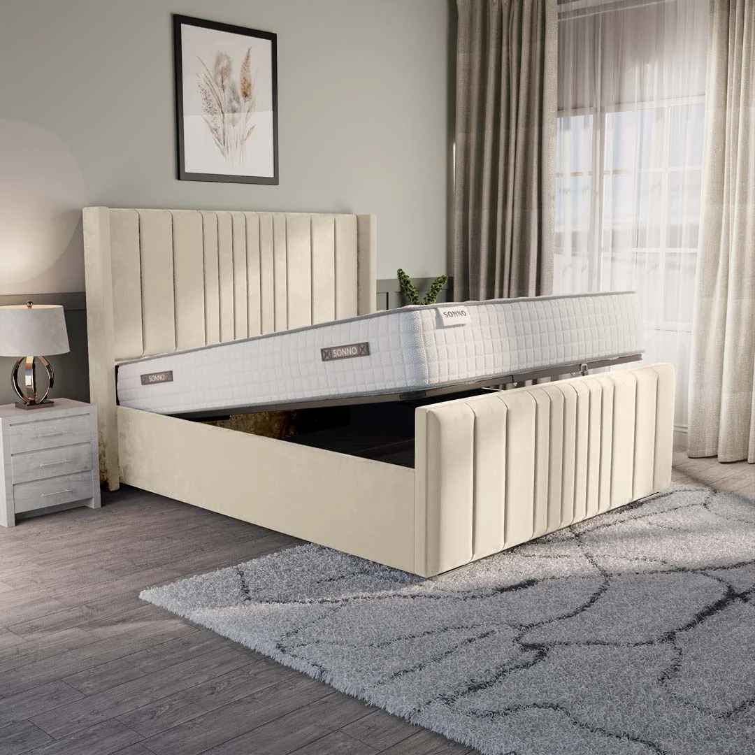 Cambridge Upholstered Ottoman Bed
