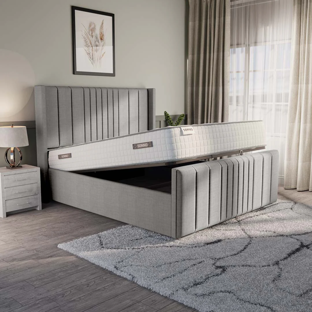 Cambridge Upholstered Ottoman Bed