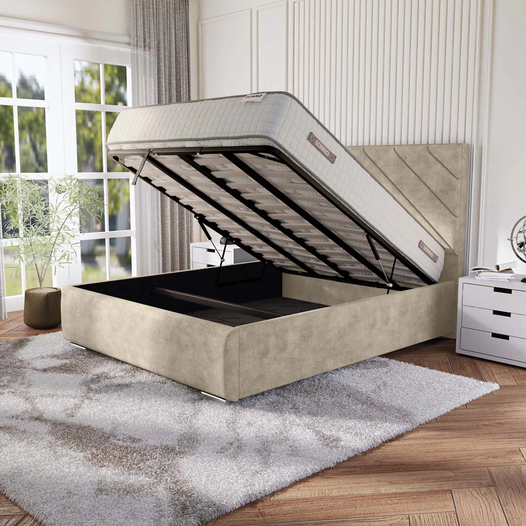 Chicago Upholstered Ottoman Bed - Image 2