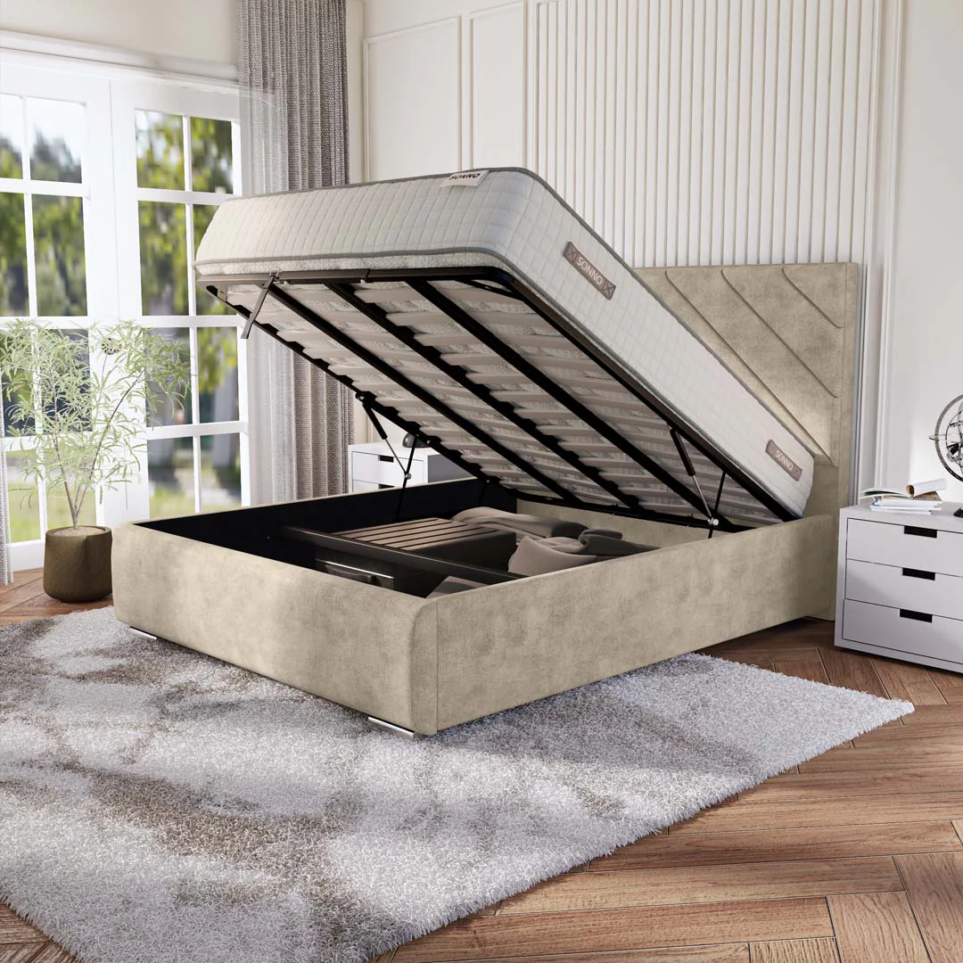 Chicago Upholstered Ottoman Bed - Image 6
