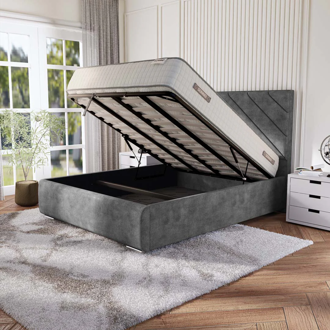 Chicago Upholstered Ottoman Bed - Image 2