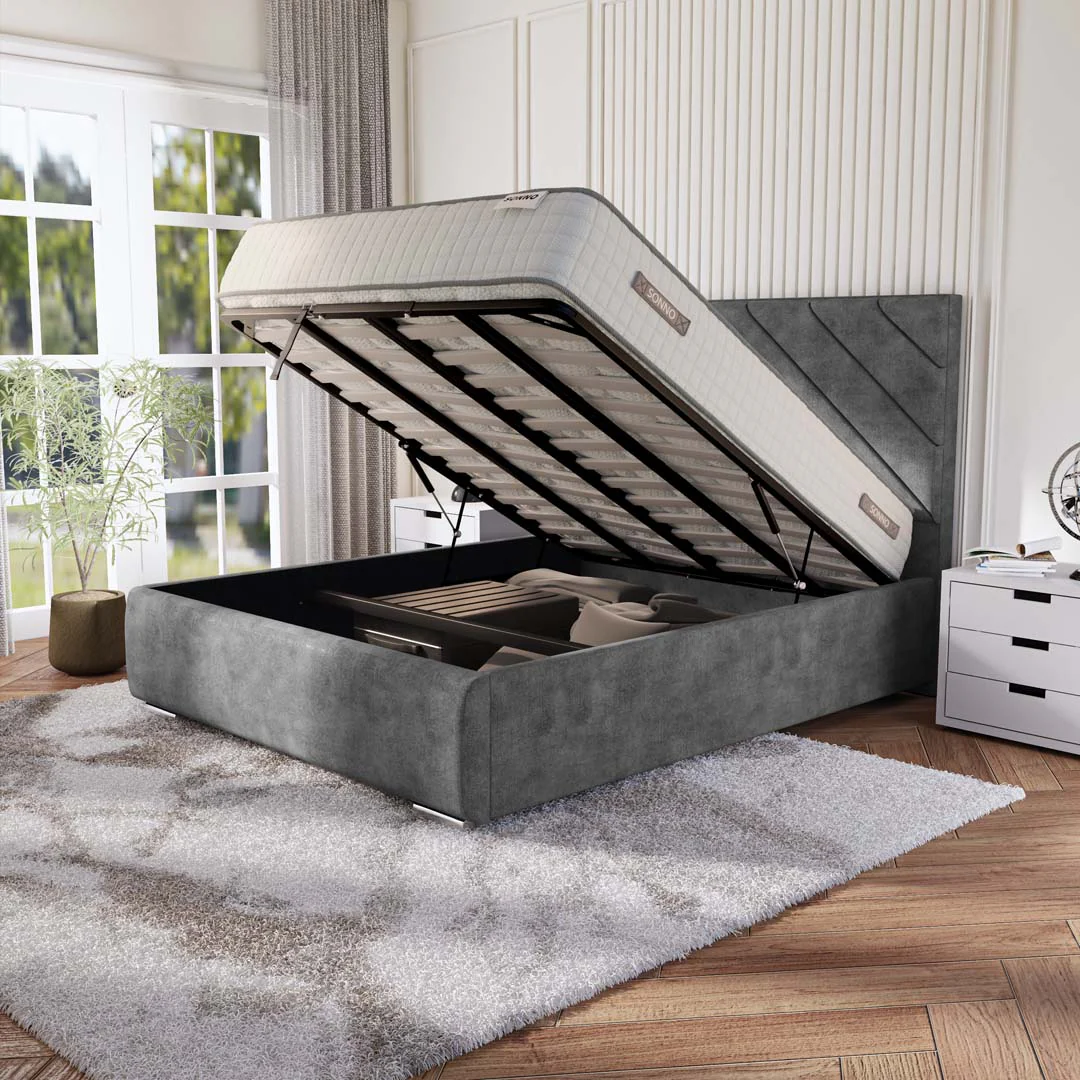 Chicago Upholstered Ottoman Bed - Image 6