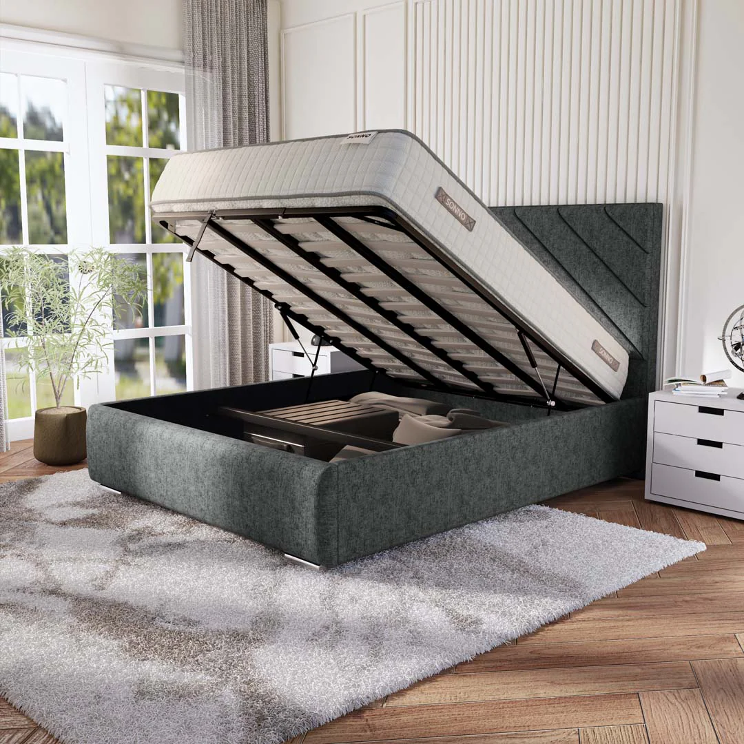 Chicago Upholstered Ottoman Bed - Image 6