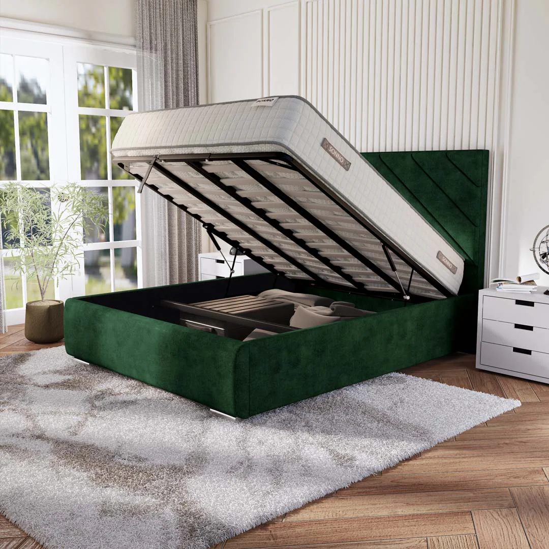 Chicago Upholstered Ottoman Bed - Image 6