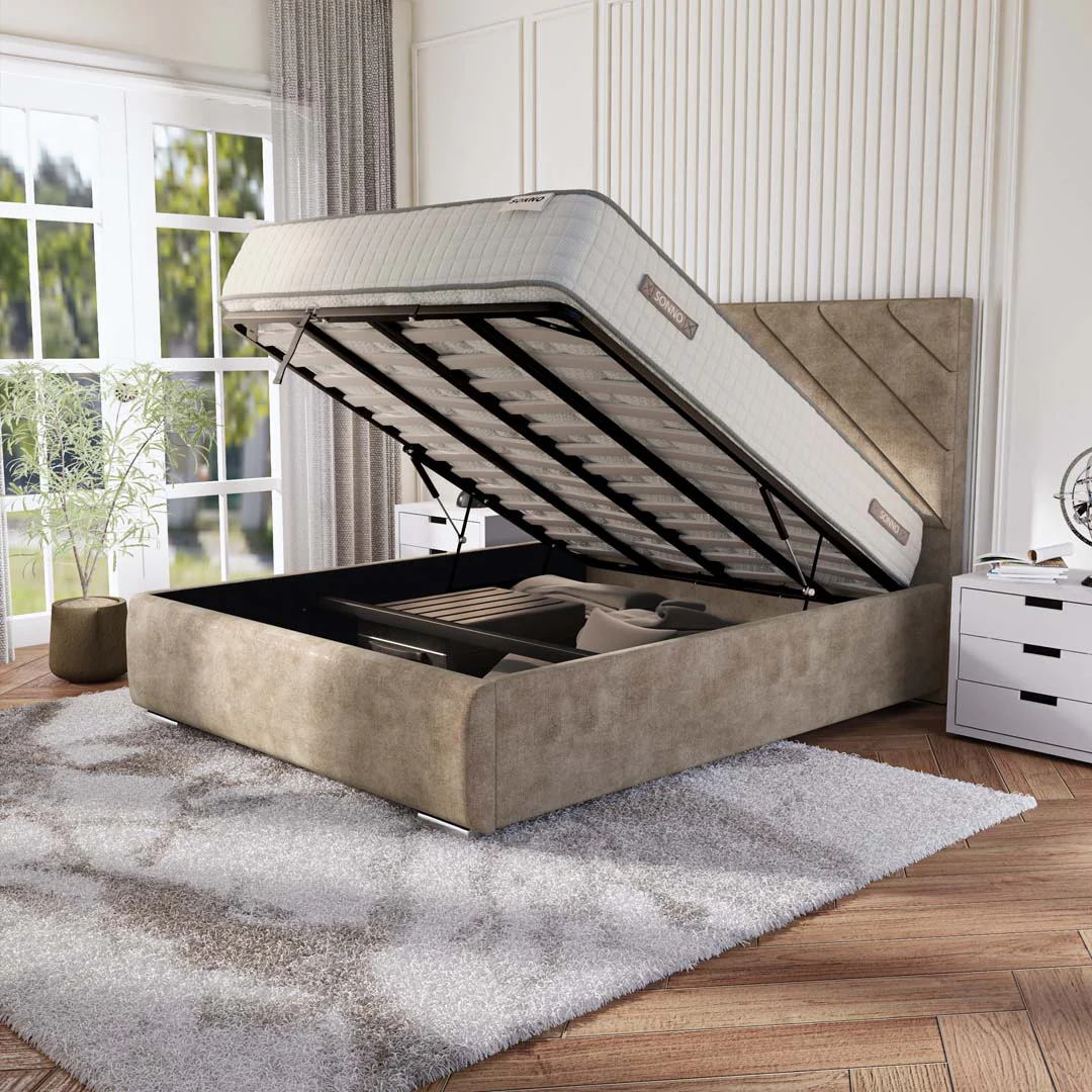 Chicago Upholstered Ottoman Bed - Image 6