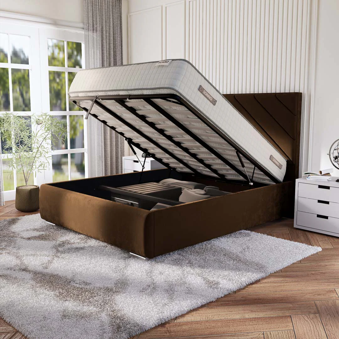 Chicago Upholstered Ottoman Bed - Image 6