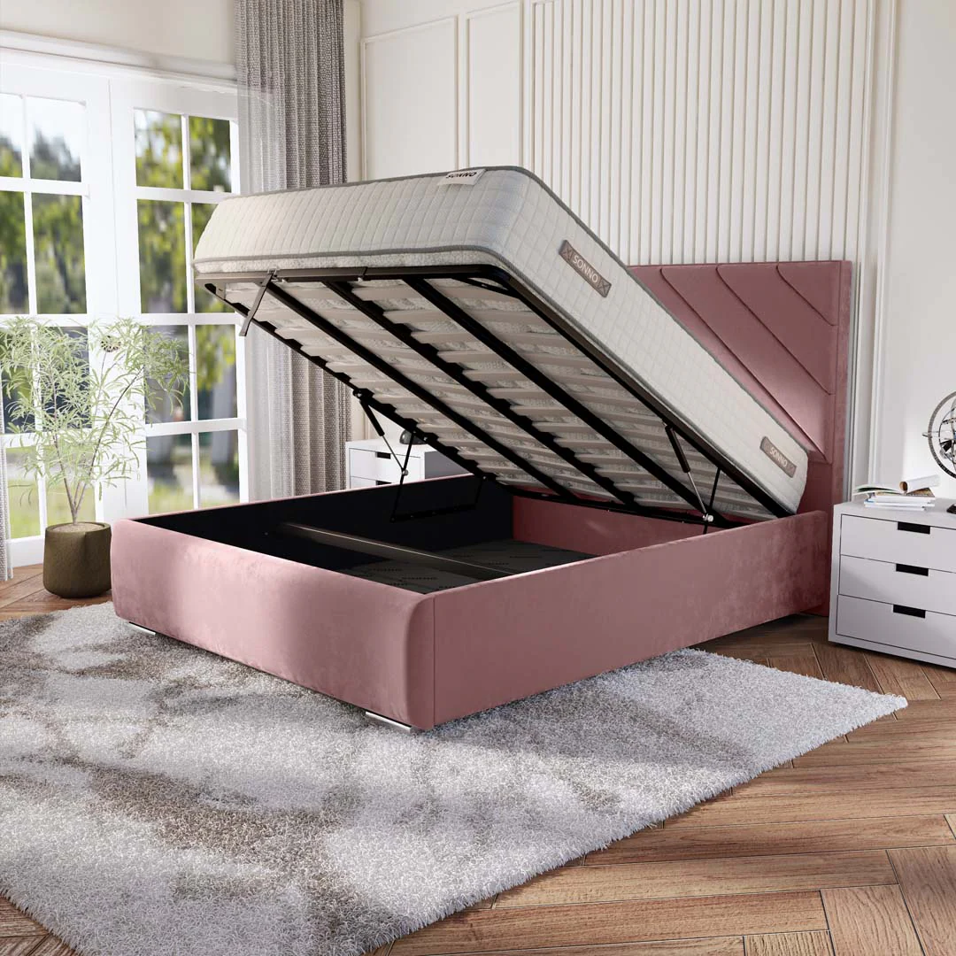 Chicago Upholstered Ottoman Bed - Image 2