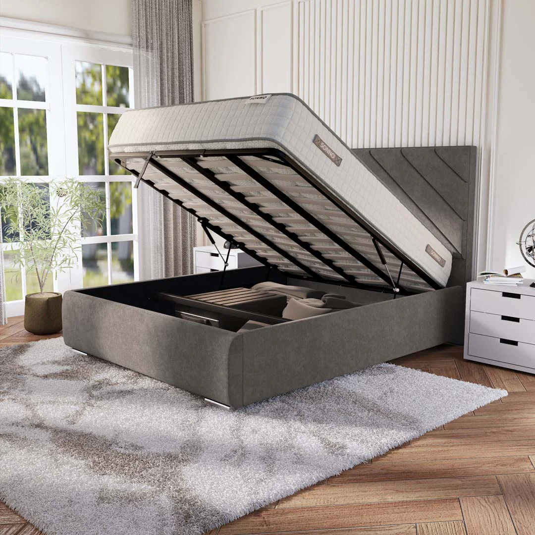 Chicago Upholstered Ottoman Bed - Image 6