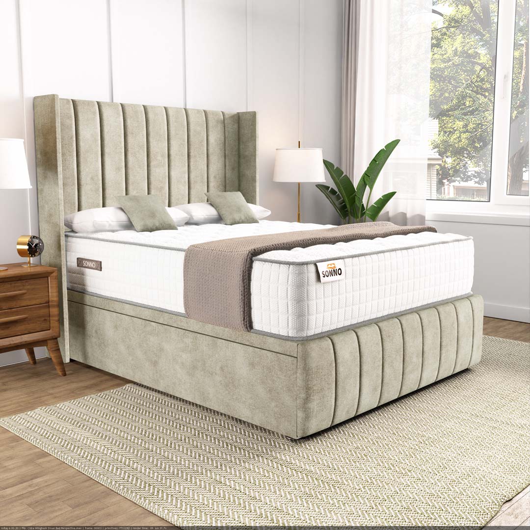 Cidra Wingback Ottoman Divan Bed - Image 3