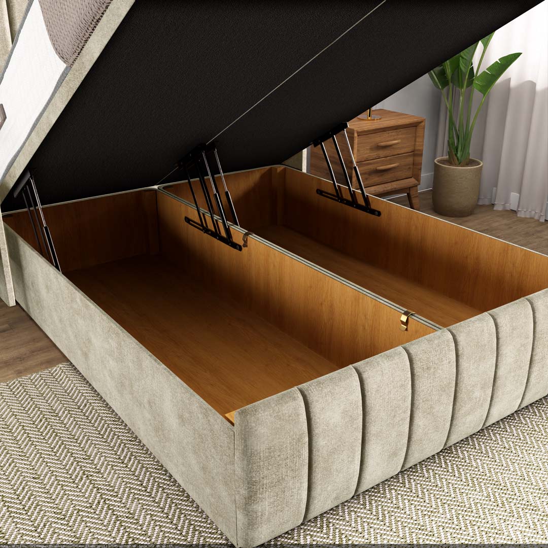 Cidra Wingback Ottoman Divan Bed - Image 7