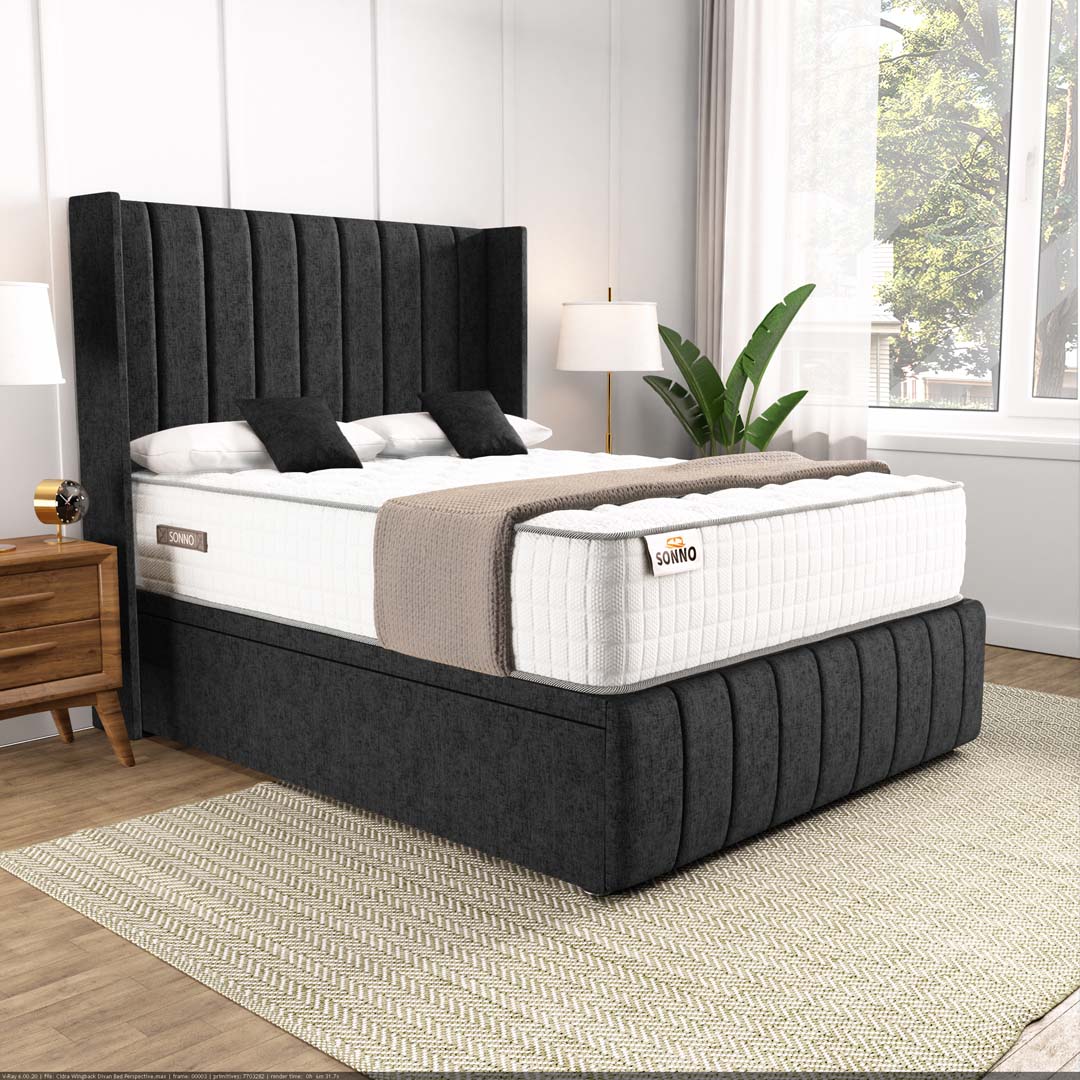 Cidra Wingback Ottoman Divan Bed - Image 3