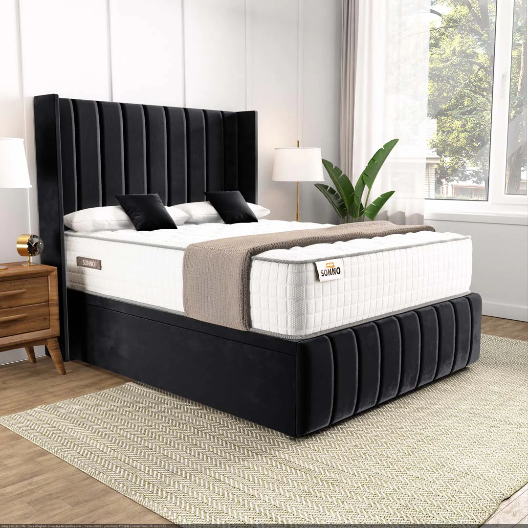 Cidra Wingback Ottoman Divan Bed - Image 3