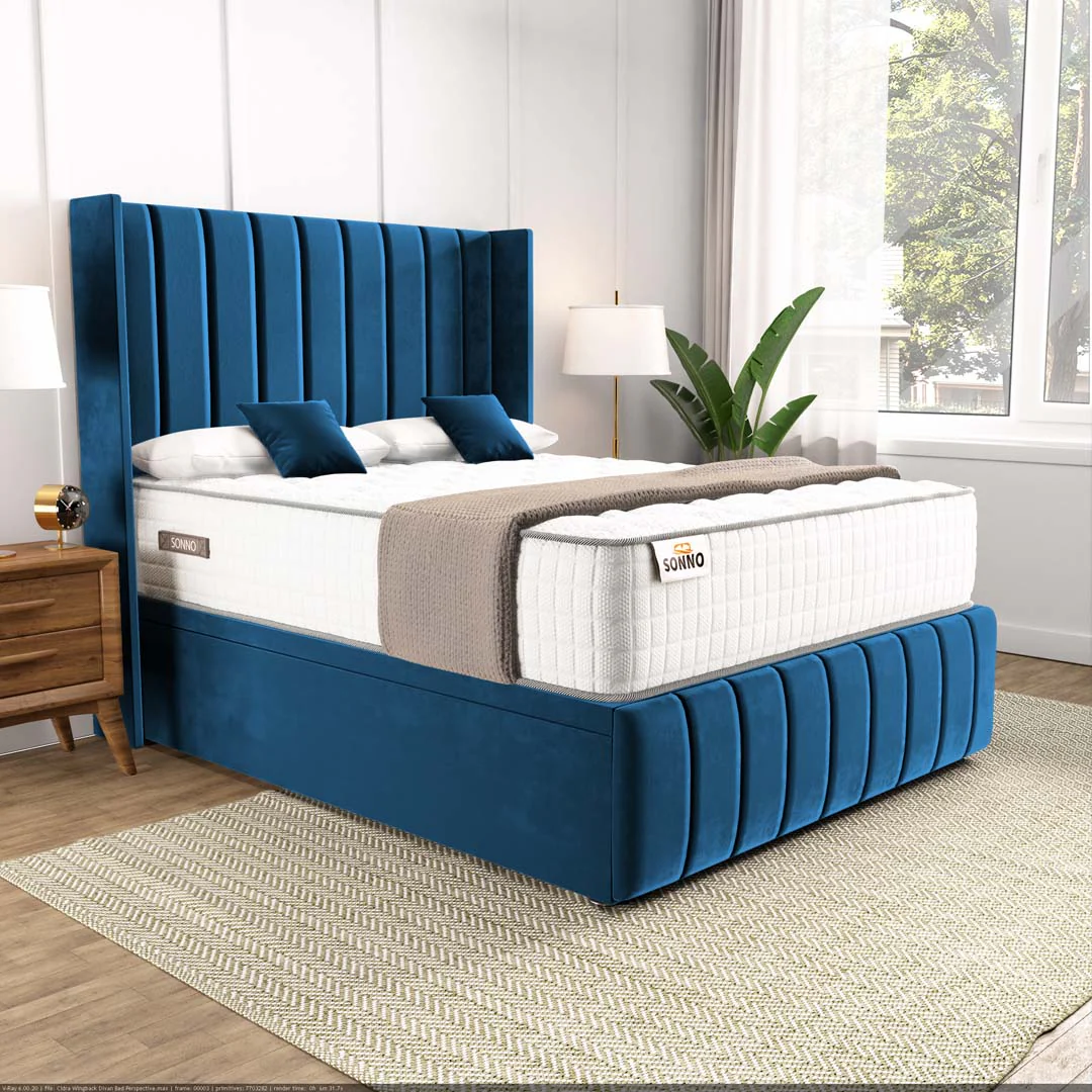 Cidra Wingback Ottoman Divan Bed - Image 3