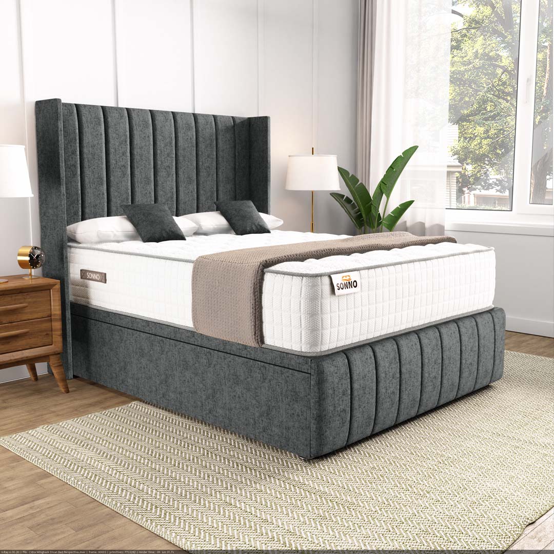 Cidra Wingback Ottoman Divan Bed - Image 3